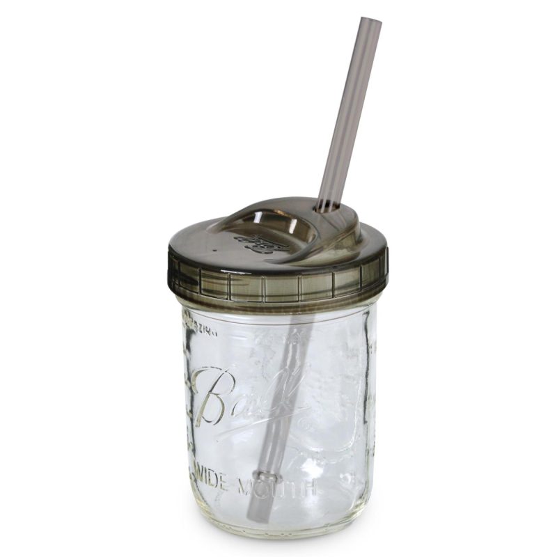 Kitchen & Dining |  Ball Drinkware, Mason Jar Sip & Straw Lids, Wide Mouth, 2 Count Home Decor & Cleaning Ball