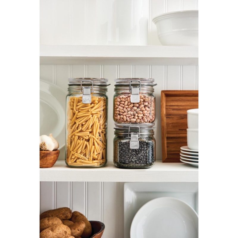 Kitchen & Dining |  Ball Latch Jars, Glass Storage Jars, 3-Pack Home Decor & Cleaning Ball