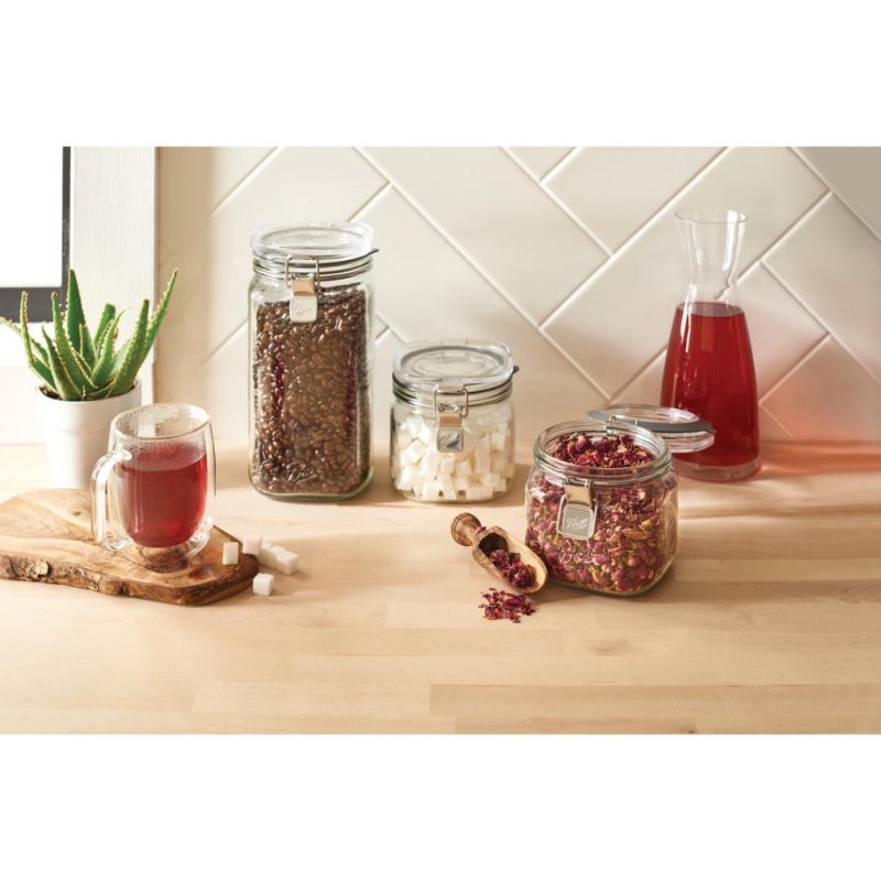 Kitchen & Dining |  Ball Latch Jars, Glass Storage Jars, 3-Pack Home Decor & Cleaning Ball