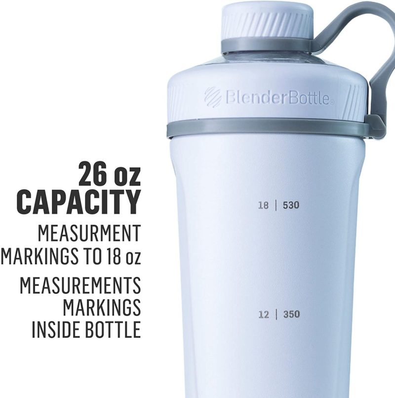 Kitchen & Dining |  Blenderbottle Radian Shaker Cup Insulated Stainless Steel Water Bottle With Wire Whisk, 26-Ounce, Matte Black Home Decor & Cleaning Blender Bottle