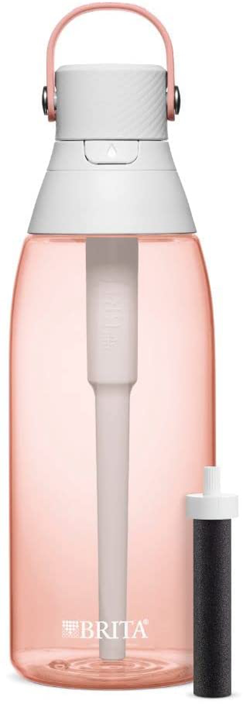 Kitchen & Dining |  Brita Plastic Water Filter Bottle, Blush, 36 Ounce, 1 Count Home Decor & Cleaning Blush