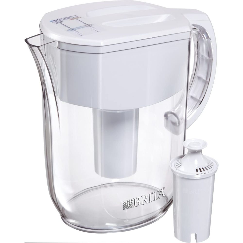 Kitchen & Dining |  Brita Standard Everyday Water Filter Pitcher, White, Large 10 Cup, 1 Count Home Decor & Cleaning Brita