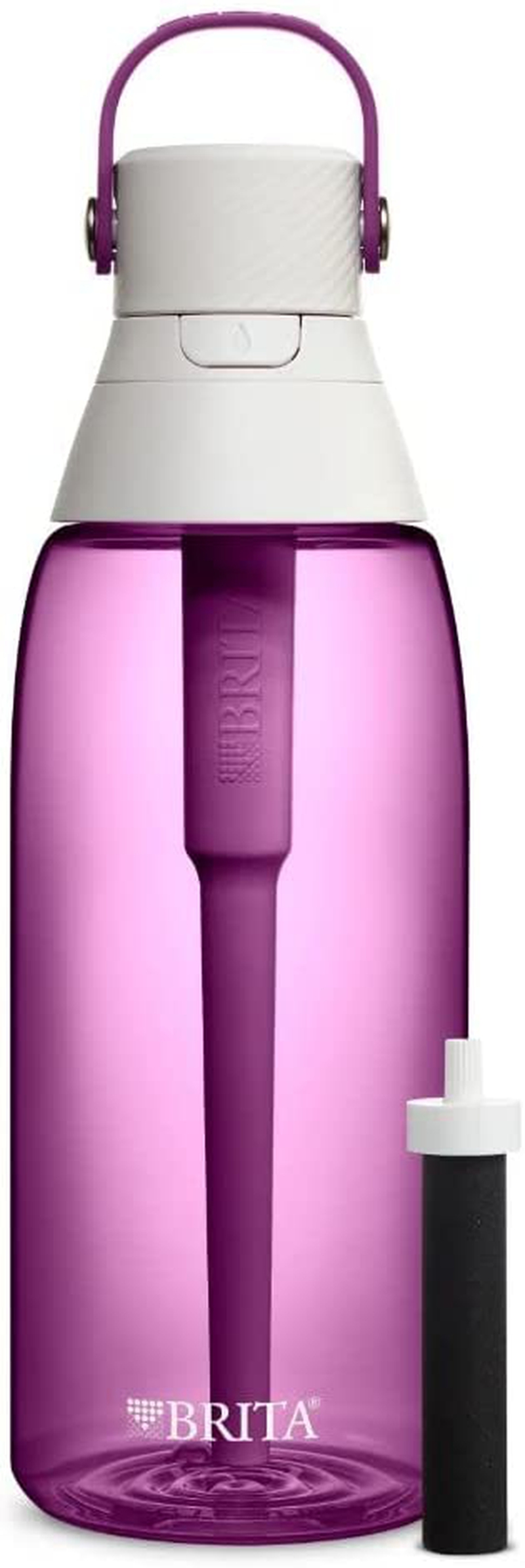 Kitchen & Dining |  Brita Water Bottle With Filter – 36 Ounce Premium Filtered Water Bottle, Bpa Free – Orchid Home Decor & Cleaning Brita