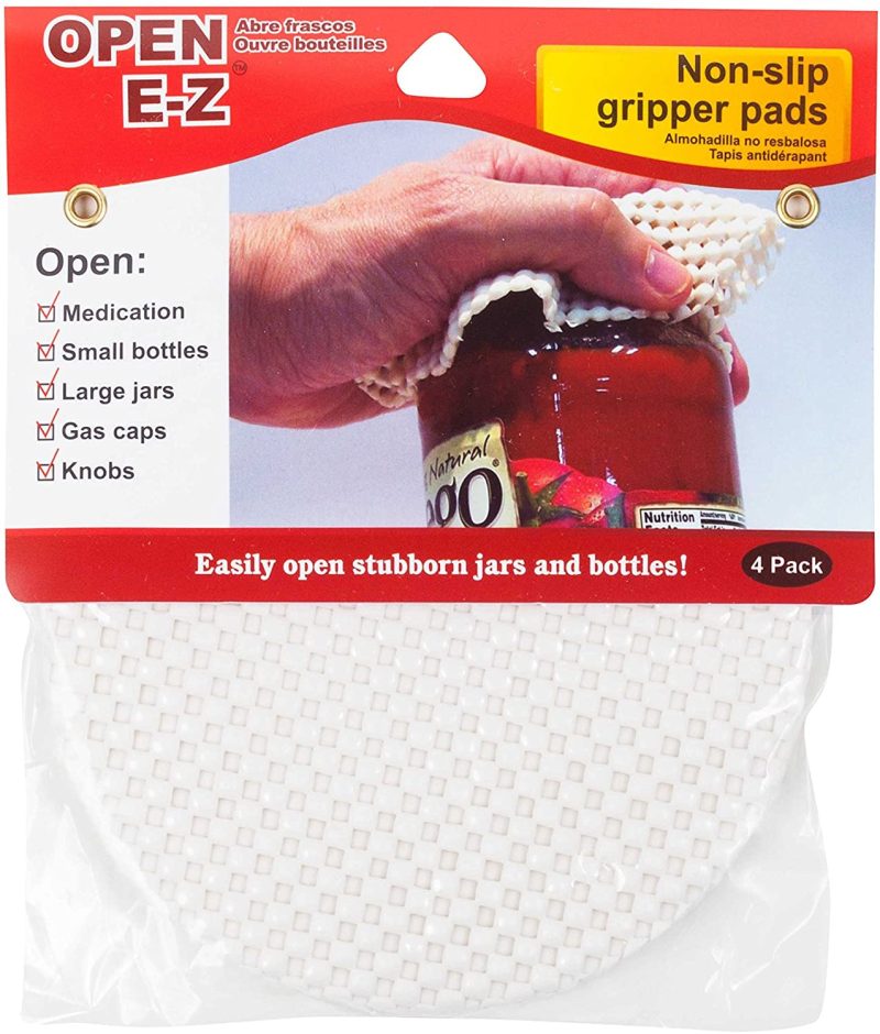 Kitchen & Dining |  Brite Concepts Open E-Z, Non-Slip Gripper Pads, 4 Count, 2-Pack (8 Gripper Pads) Cutlery & Knife Accessories Brite Concepts