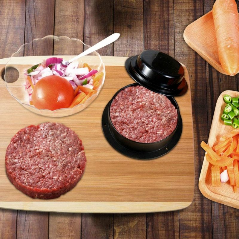 Kitchen & Dining |  Burger Press, 3 In 1 Hamburger Press Patty Maker, Slider Press Stuffed Burger Patty Press Regular Burger Maker Non Stick Kitchen Barbecue Grilling Patty Molds Home Decor & Cleaning Kitchen & Dining