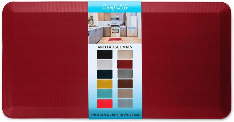 Kitchen & Dining |  Comfilife Anti Fatigue Floor Mat – 3/4 Inch Thick Perfect Kitchen Mat, Standing Desk Mat – Comfort At Home, Office, Garage – Durable – Stain Resistant – Non-Slip Bottom Education & Crafts Beige