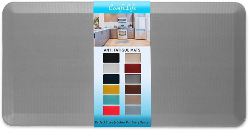 Kitchen & Dining |  Comfilife Anti Fatigue Floor Mat – 3/4 Inch Thick Perfect Kitchen Mat, Standing Desk Mat – Comfort At Home, Office, Garage – Durable – Stain Resistant – Non-Slip Bottom Education & Crafts Beige