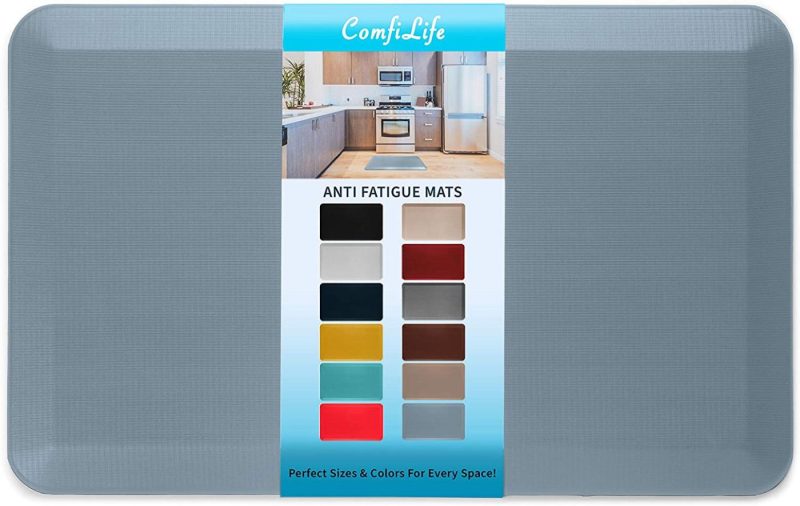 Kitchen & Dining |  Comfilife Anti Fatigue Floor Mat – 3/4 Inch Thick Perfect Kitchen Mat, Standing Desk Mat – Comfort At Home, Office, Garage – Durable – Stain Resistant – Non-Slip Bottom Education & Crafts Beige