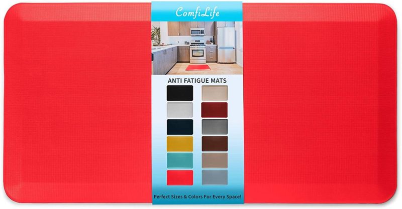 Kitchen & Dining |  Comfilife Anti Fatigue Floor Mat – 3/4 Inch Thick Perfect Kitchen Mat, Standing Desk Mat – Comfort At Home, Office, Garage – Durable – Stain Resistant – Non-Slip Bottom Education & Crafts Beige