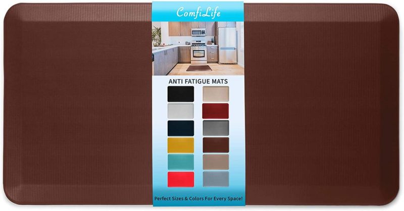 Kitchen & Dining |  Comfilife Anti Fatigue Floor Mat – 3/4 Inch Thick Perfect Kitchen Mat, Standing Desk Mat – Comfort At Home, Office, Garage – Durable – Stain Resistant – Non-Slip Bottom Education & Crafts Beige