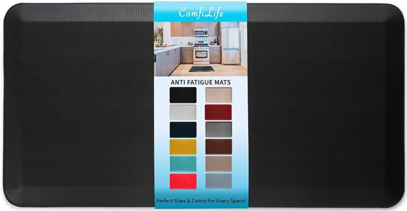 Kitchen & Dining |  Comfilife Anti Fatigue Floor Mat – 3/4 Inch Thick Perfect Kitchen Mat, Standing Desk Mat – Comfort At Home, Office, Garage – Durable – Stain Resistant – Non-Slip Bottom Education & Crafts Beige