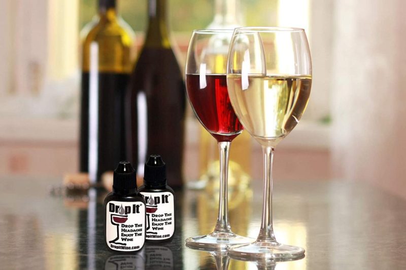 Kitchen & Dining |  Drop It Wine Drops, 1 Pack – Only Product To Naturally Remove Both Wine Sulfites And Wine Tannins – Can Eliminate Wine Headaches, Wine Allergies And Histamines In 20 Seconds – A Wine Wand Alternative Bar Tools & Drinkware Bar Tools & Drinkware