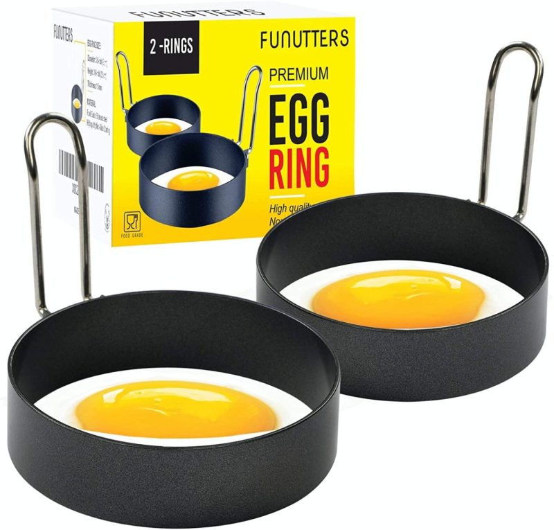 Kitchen & Dining |  Egg Rings, 3.5 Inch Size, Set Of 2, Ring Molds For Cooking, Food Grade Stainless Steel Egg Mold, For Breakfast, Mini Pancakes, And Fried Eggs Cookware Cookware