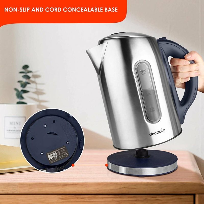 Kitchen & Dining |  Electric Kettle For Boiling Water, Tea Kettle With 5 Temperature Settings,1.7L Electric Tea Kettle Temperature Control With Auto-Shutoff And Boil-Dry, Stainless Steel, 1100W Coffee, Tea & Espresso Appliances Coffee, Tea & Espresso Appliances