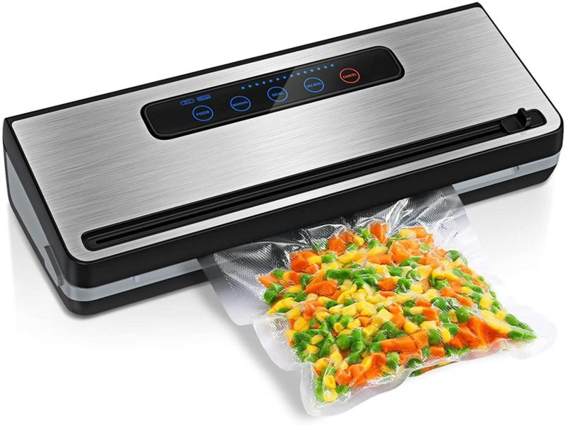 Kitchen & Dining |  Food Saver Vacuum Sealer Machine With Built-In Cutter & 11 Inch Sealing Roll Bag Home Decor & Cleaning Aroma Room