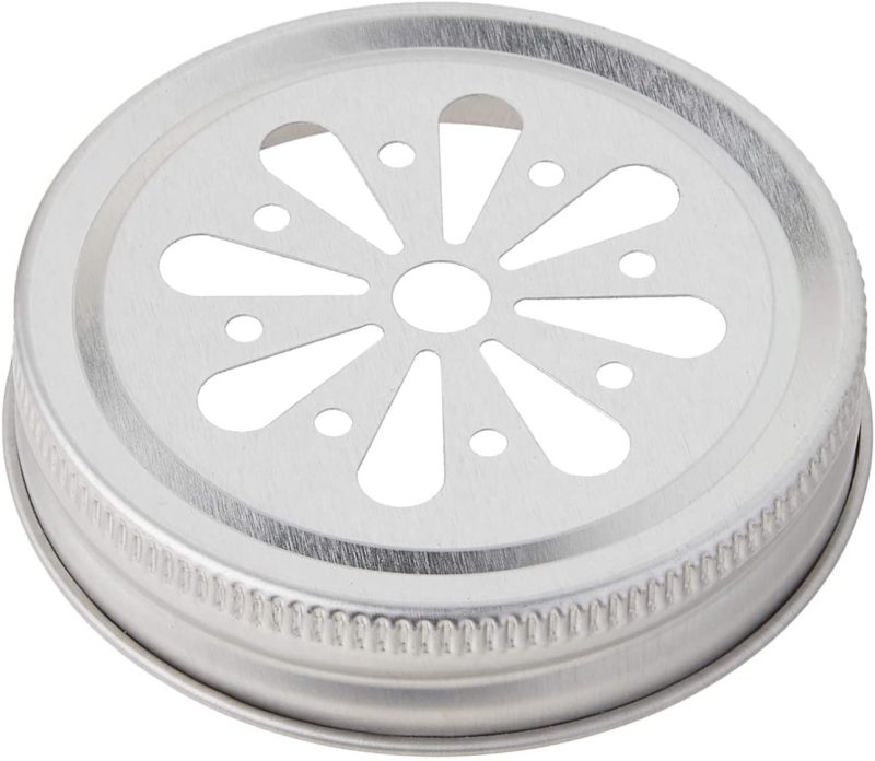 Kitchen & Dining |  Kate Aspen Mason Jar Lids, Flower, Set Of 12 Cookware 1