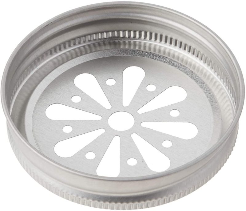 Kitchen & Dining |  Kate Aspen Mason Jar Lids, Flower, Set Of 12 Cookware 1