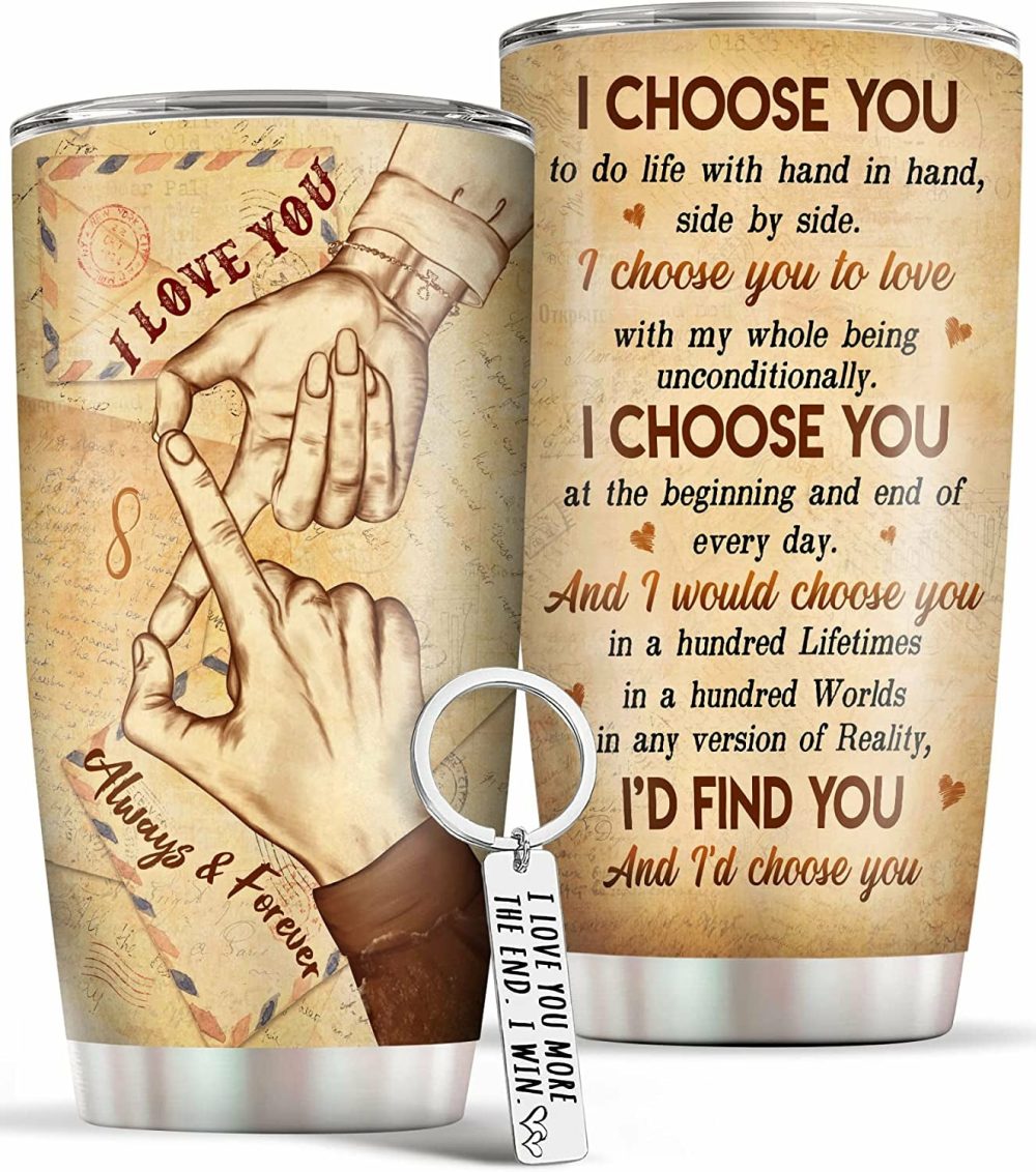 Kitchen & Dining |  Love You More Keychain & Travel Coffee Mug Home Decor & Cleaning 365FURY