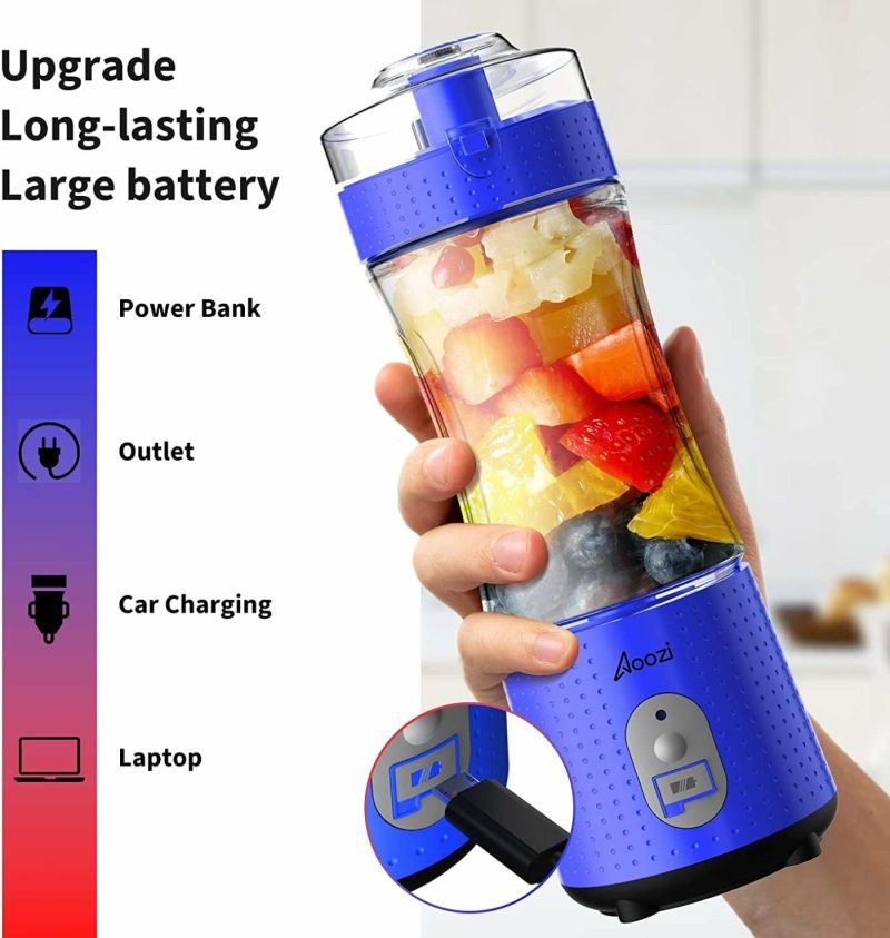 Kitchen & Dining |  Mini Blender Usb Rechargeable Home Decor & Cleaning Darkblue