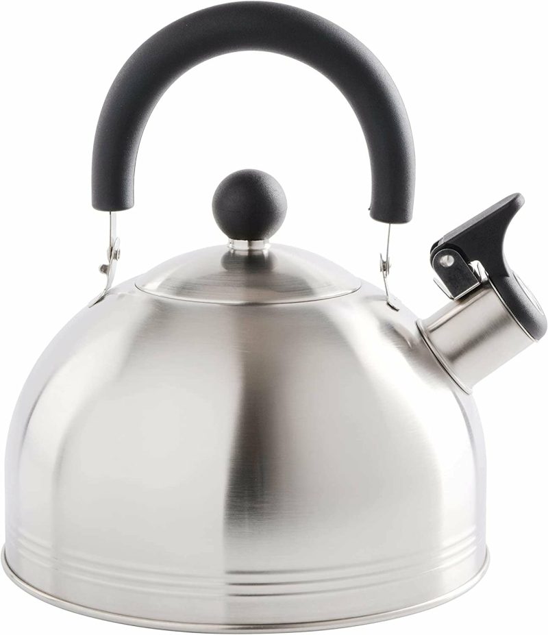 Kitchen & Dining |  Mr. Coffee Carterton Stainless Steel Whistling Tea Kettle, 1.5-Quart Cookware Brushed Satin