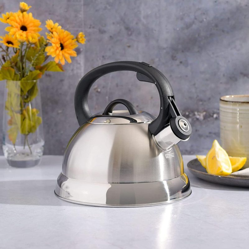 Kitchen & Dining |  Mr. Coffee Flintshire Stainless Steel Whistling Tea Kettle Cookware Brushed Satin