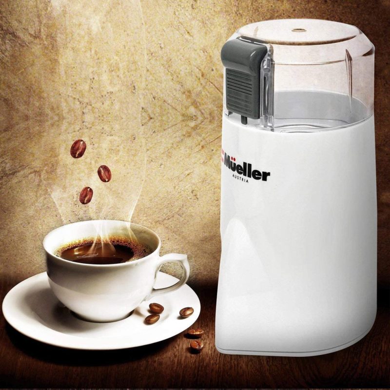 Kitchen & Dining |  Mueller Austria Hypergrind Precision Electric Spice/Coffee Grinder Mill With Large Grinding Capacity And Hd Motor Also For Spices, Herbs, Nuts, Grains, White Coffee, Tea & Espresso Appliances Coffee, Tea & Espresso Appliances