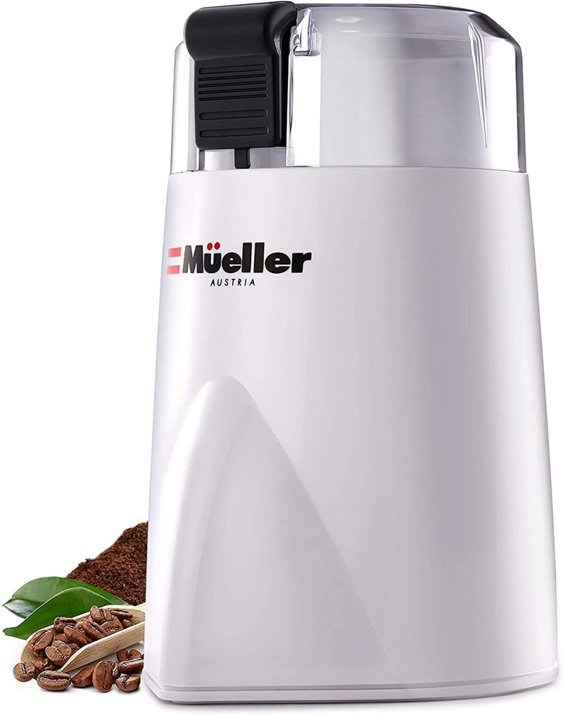 Kitchen & Dining |  Mueller Austria Hypergrind Precision Electric Spice/Coffee Grinder Mill With Large Grinding Capacity And Hd Motor Also For Spices, Herbs, Nuts, Grains, White Coffee, Tea & Espresso Appliances Coffee, Tea & Espresso Appliances