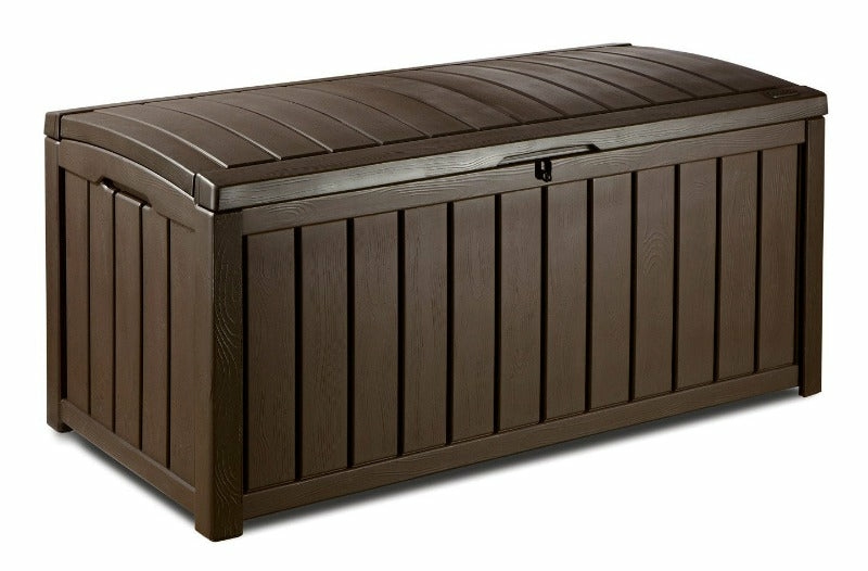 Kitchen & Dining |  Outdoor 101 Gallon Plastic Resin Deck Box, Brown Home Decor & Cleaning Keter