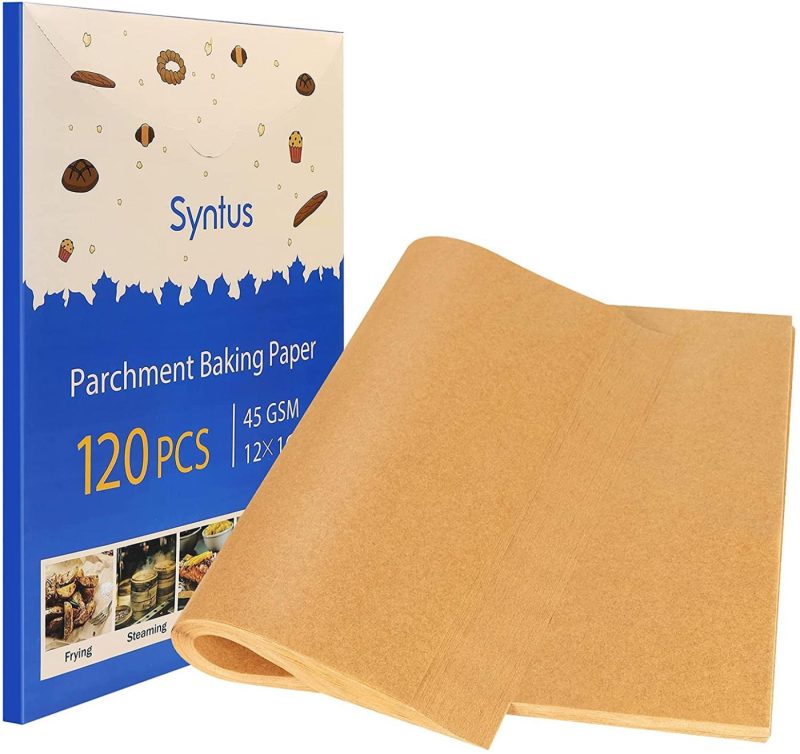 Kitchen & Dining |  Parchment Paper Sheets Non-Stick Precut 12 X 16 Inch Unbleached Baking Papers For Cookies Steaming Bread Cup Cake Grilling Air Fryer Bakeware Bakeware