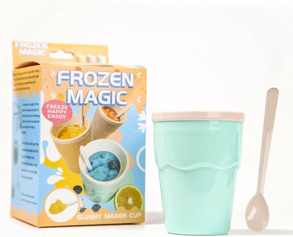 Kitchen & Dining |  Slushie Maker Cup For Kids And Adults Home Decor & Cleaning C CRYSTAL LEMON