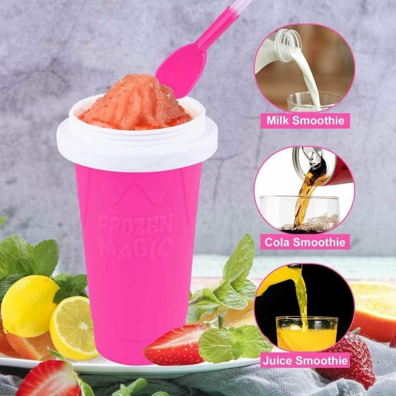 Kitchen & Dining |  Slushy Maker Cup Slushie Cup, 21X10.5Cm Home Decor & Cleaning Generic