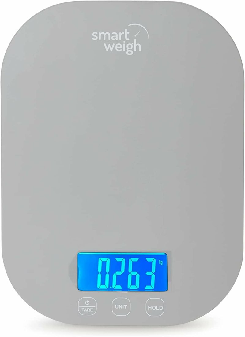 Kitchen & Dining |  Smart Weigh 11 Lb. Digital Kitchen Food Scale, Mechanical Accurate Weight Scale With 5-Unit Modes, Grams And Ounces For Weight Loss,Weighing Ingredients, Dieting, Keto Cooking , Meal Prep And Baking Home Decor & Cleaning black