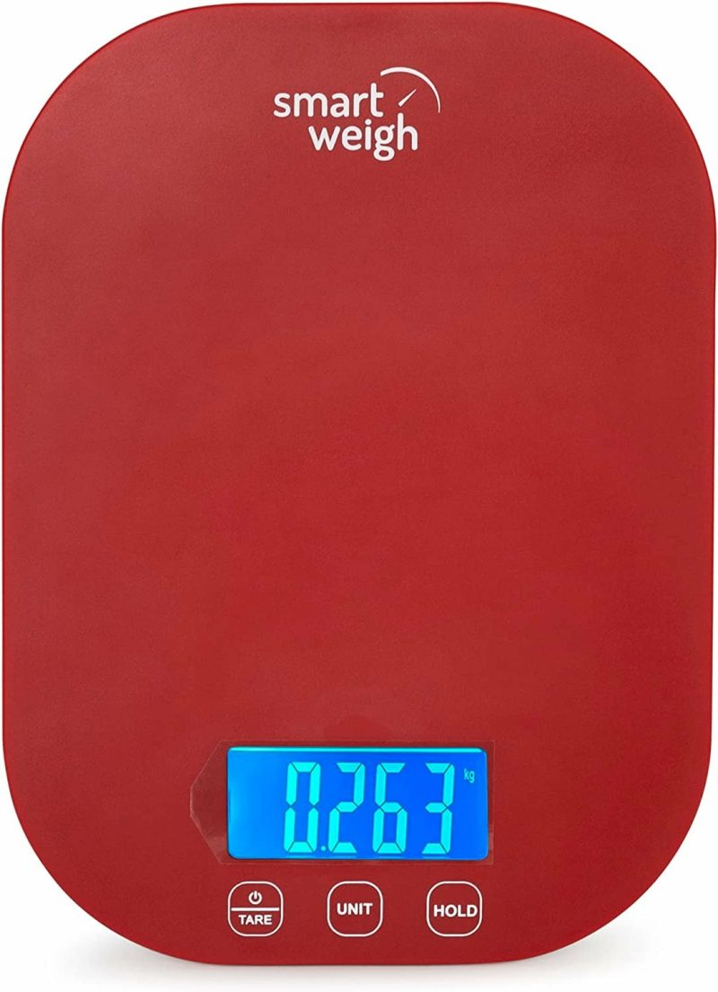 Kitchen & Dining |  Smart Weigh 11 Lb. Digital Kitchen Food Scale, Mechanical Accurate Weight Scale With 5-Unit Modes, Grams And Ounces For Weight Loss,Weighing Ingredients, Dieting, Keto Cooking , Meal Prep And Baking Home Decor & Cleaning black