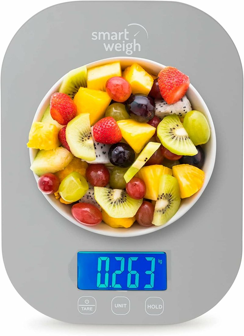 Kitchen & Dining |  Smart Weigh 11 Lb. Digital Kitchen Food Scale, Mechanical Accurate Weight Scale With 5-Unit Modes, Grams And Ounces For Weight Loss,Weighing Ingredients, Dieting, Keto Cooking , Meal Prep And Baking Home Decor & Cleaning black