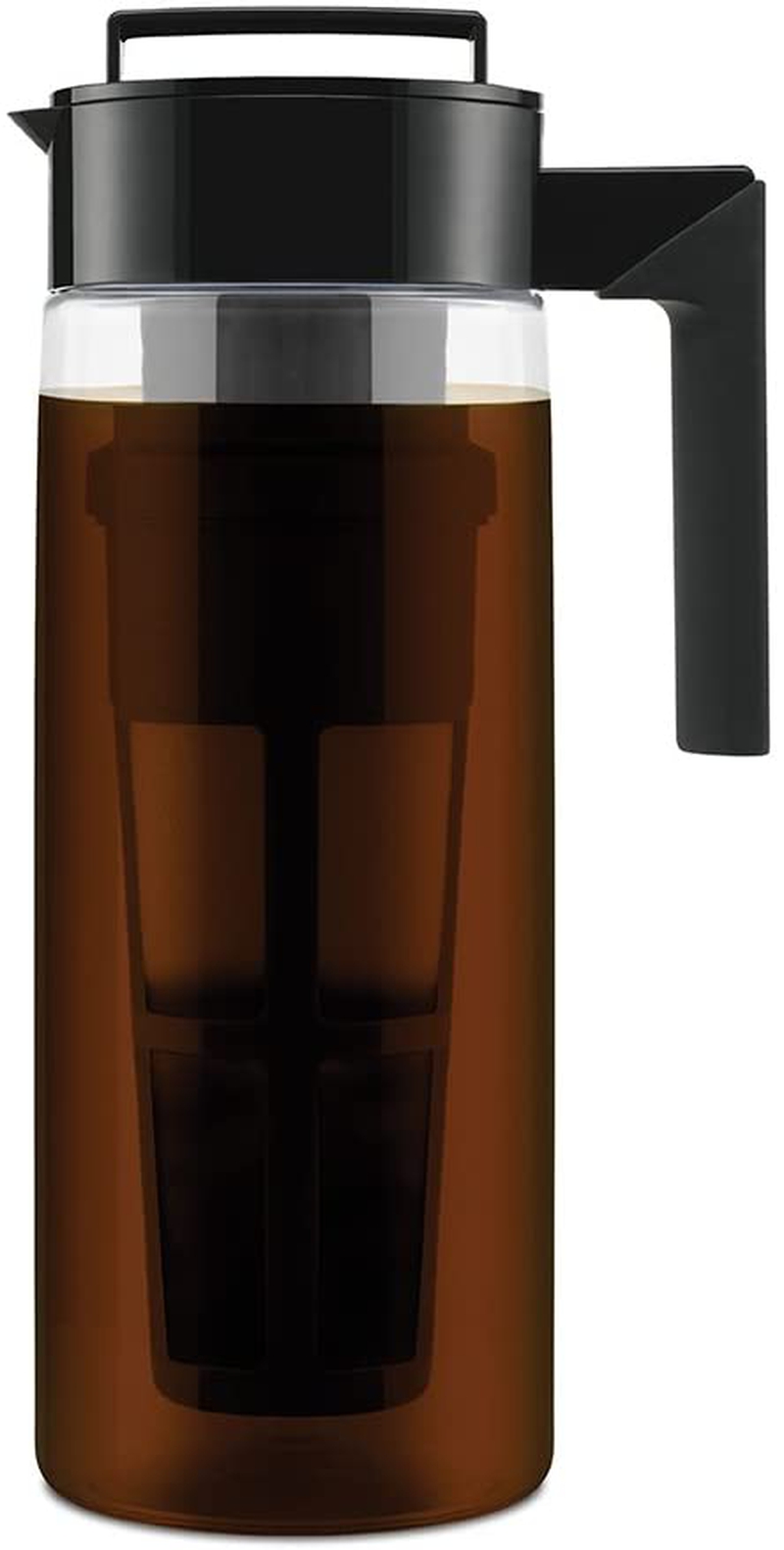 Kitchen & Dining |  Takeya Patented Deluxe Cold Brew Coffee Maker, Two Quart, Black Coffee, Tea & Espresso Appliances black