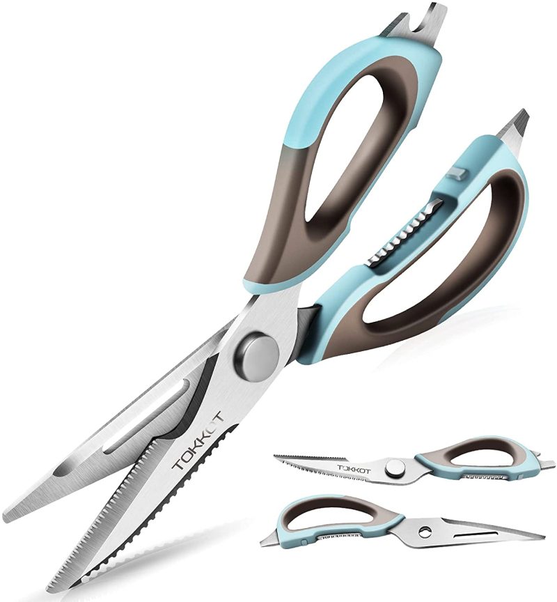 Kitchen & Dining |  Tokkot Kitchen Scissors, Poultry Shears Cutlery & Knife Accessories Aqua