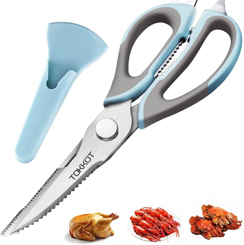 Kitchen & Dining |  Tokkot Kitchen Scissors, Poultry Shears Cutlery & Knife Accessories Aqua