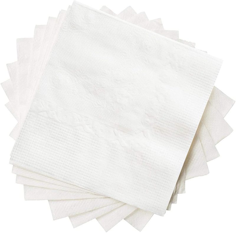 Kitchen & Dining |  White Beverage Napkins 1-Ply [1000 Pack], Bulk Cocktail Napkins, Restaurant Paper Napkins Bar Tools & Drinkware Bar Tools & Drinkware