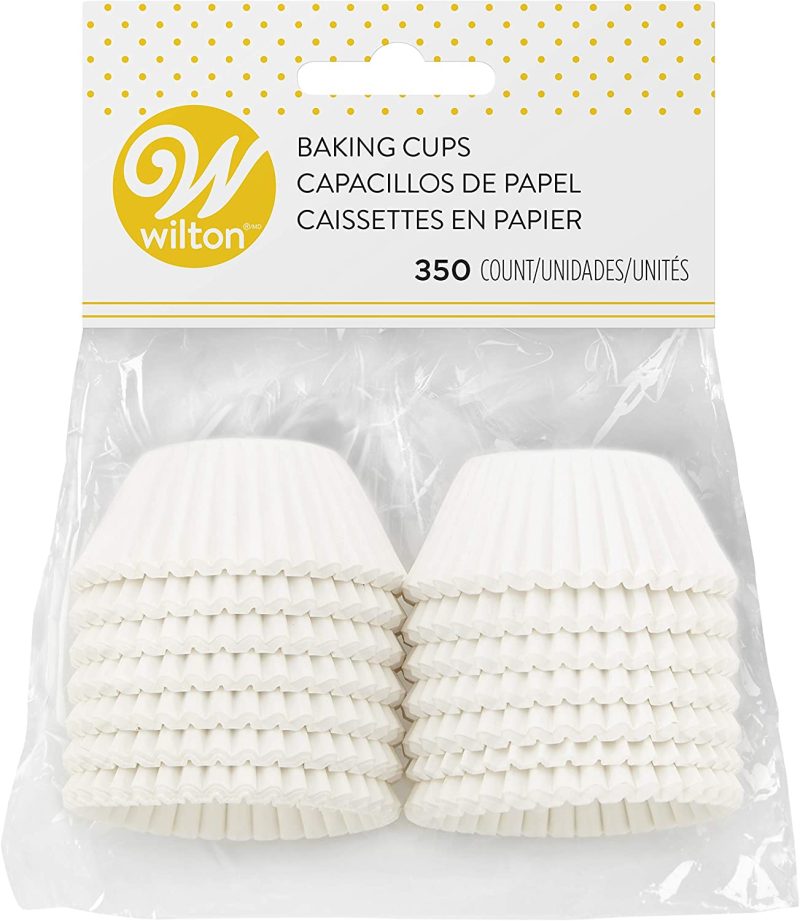 Kitchen & Dining |  Wilton Baking Cups, Mini, White, 350-Count Bakeware Bakeware