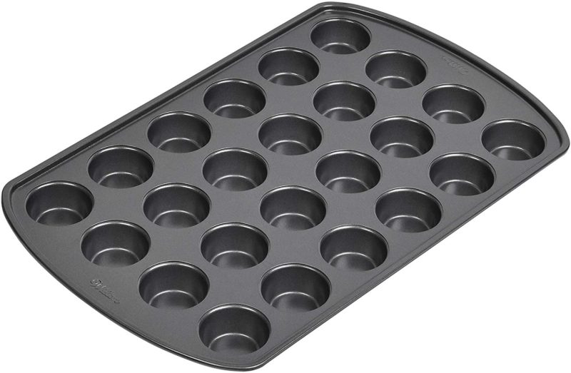 Kitchen & Dining |  Wilton Perfect Results Premium Non-Stick Mini Muffin Pan & Mini Cupcake Pan, 24-Cavity, Steel Bakeware Bakeware