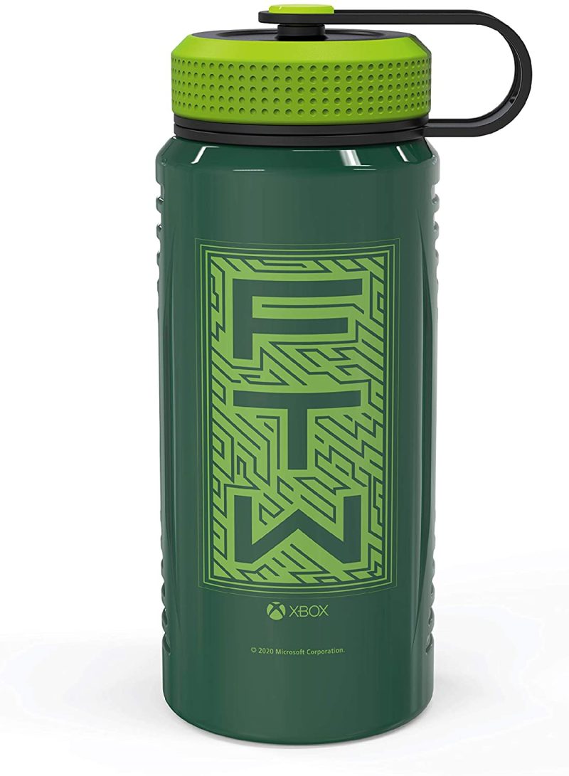 Kitchen & Dining |  Zak Designs 24Oz Xbox 18/8 Stainless Steel Vacuum Insulated Water Rugged Sports Bottle Easy Grip And Keeps Drinks Cold (24 Oz Home Decor & Cleaning Kitchen & Dining