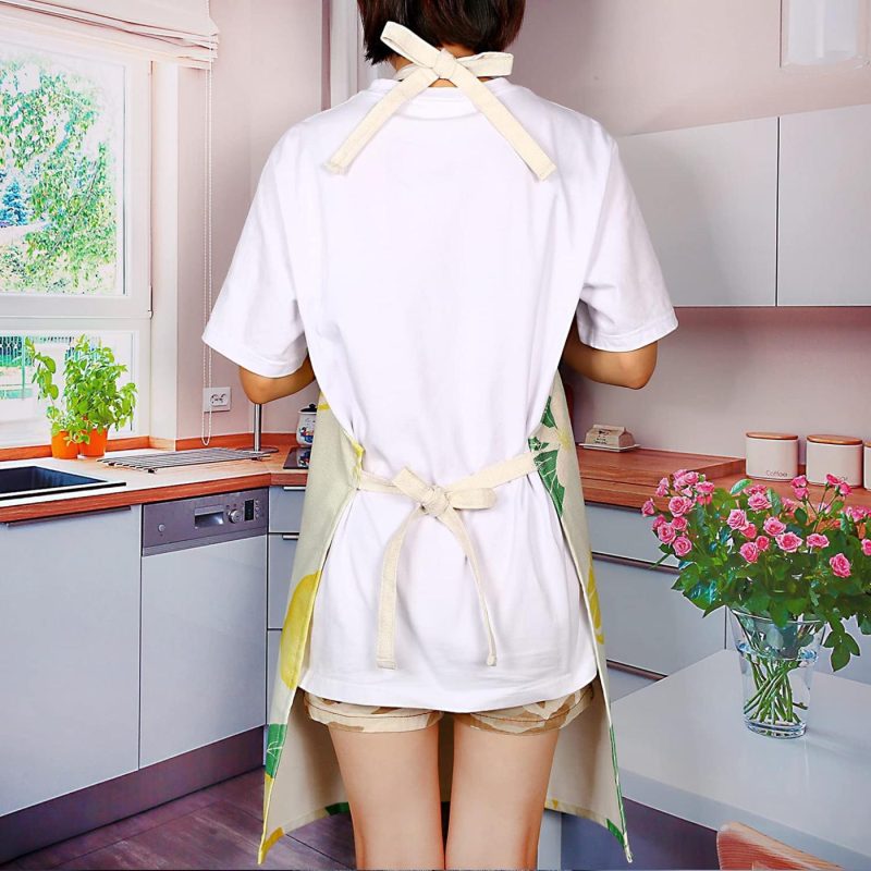 Kitchen & Table Linens |  Cute Cooking Aprons With Pockets For Men Chef Adults Waterproof Kitchen Bib Apron For Baking Work Shop Home Decor & Cleaning Kitchen & Dining