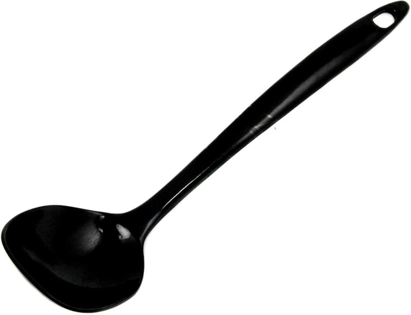 Kitchen Utensils & Gadgets |  Chef Craft Melamine Basting Spoon, 11.25 Inch, Black Home Decor & Cleaning black