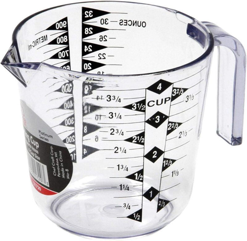 Kitchen Utensils & Gadgets |  Chef Craft Select Plastic Measuring Cup, 4 Cup, Clear Home Decor & Cleaning Chef Craft