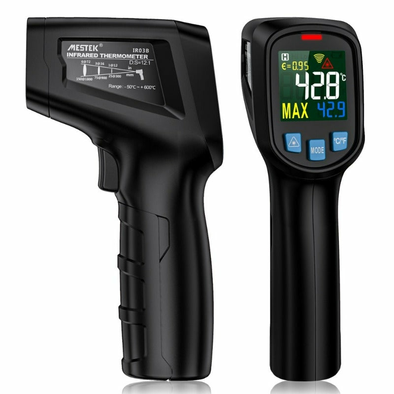 Kitchen Utensils & Gadgets |  Infrared Thermometer -50~400℃ Or -58~1112 ℉ Non-Contact High Temperature Meter Handheld Lcd Color Screen Pyrometer With Adjustable Emissivity Ir Thermometer Home Decor & Cleaning Kitchen & Dining