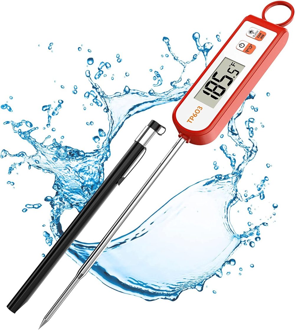 Kitchen Utensils & Gadgets |  Instant Read Meat Thermometer Digital Food Thermometer Cooking Thermometer Instant Read Meat Thermometer Candy Thermometer With Fahrenheit/Celsius(℉/℃) Switch For Food Meat Grill Bbq Milk By Dweptu Home Decor & Cleaning DWEPTU