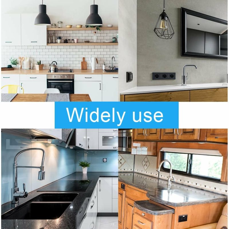 Kitchen Utensils & Gadgets |  Kitchen Sink Faucet Splash Guard Home Decor & Cleaning black