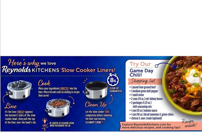 Kitchen Utensils & Gadgets |  Reynolds Kitchens Slow Cooker Liners Home Decor & Cleaning Kitchen & Dining