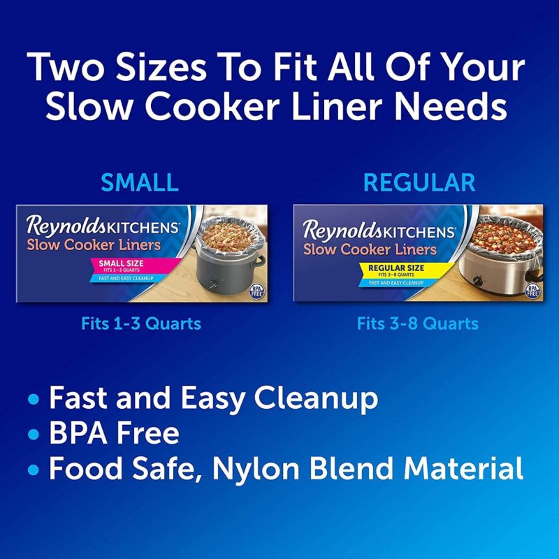 Kitchen Utensils & Gadgets |  Reynolds Kitchens Slow Cooker Liners Home Decor & Cleaning Kitchen & Dining