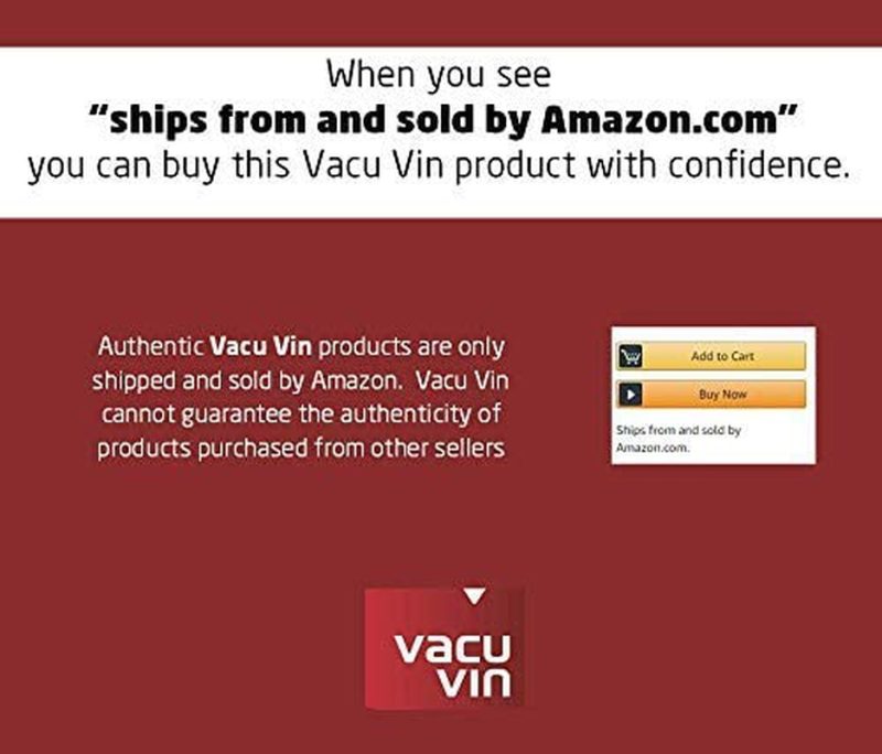 Kitchen Utensils & Gadgets |  The Original Vacu Vin Wine Saver With 2 Vacuum Stoppers, Blue Home Decor & Cleaning Blue with 2 wine stoppers